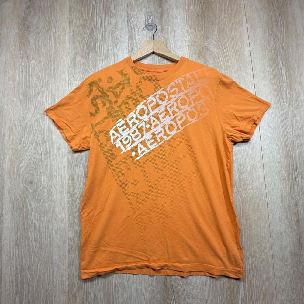 Aeropostale Men's Orange T-shirt